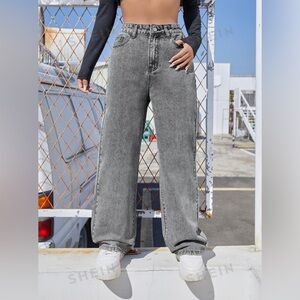 Telepatia High Rise Charcol Jeans 5/27